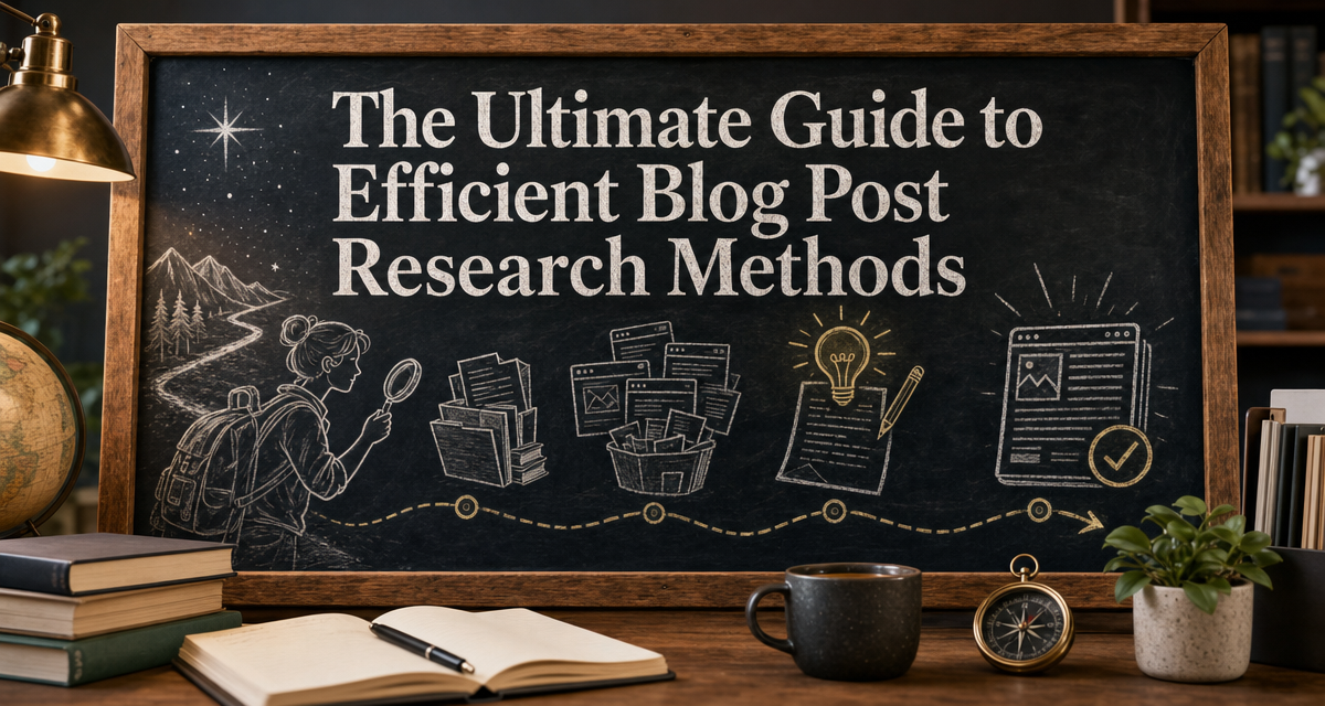 The Ultimate Guide to Efficient Blog Post Research Methods