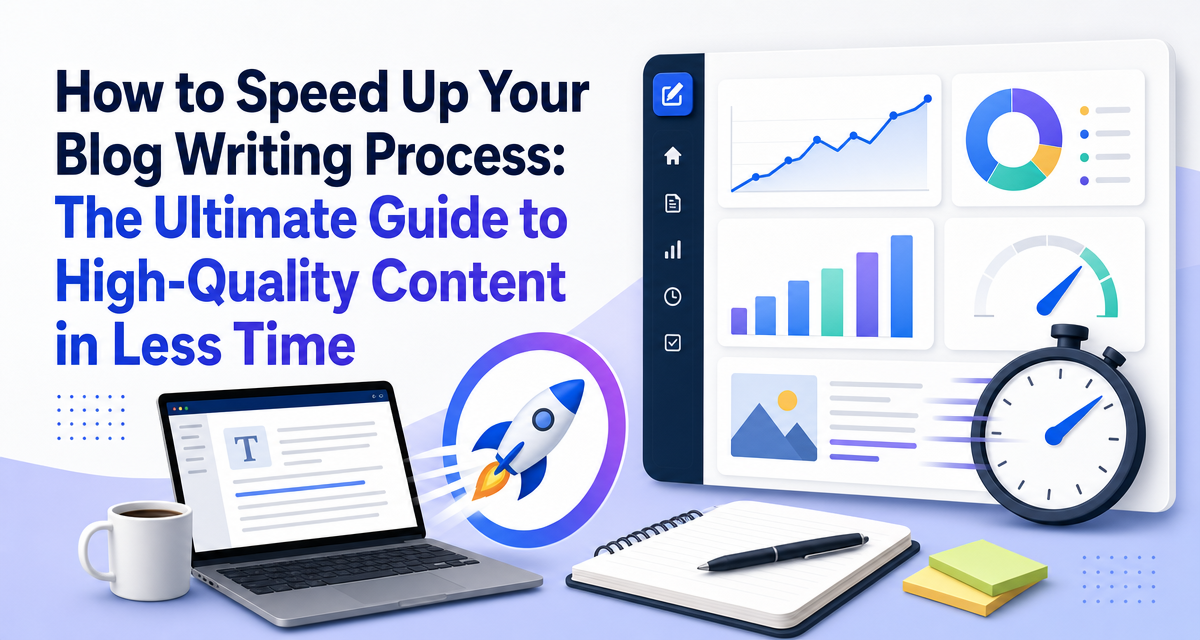 How to Speed Up Your Blog Writing Process: The Ultimate Guide to High-Quality Content in Less Time